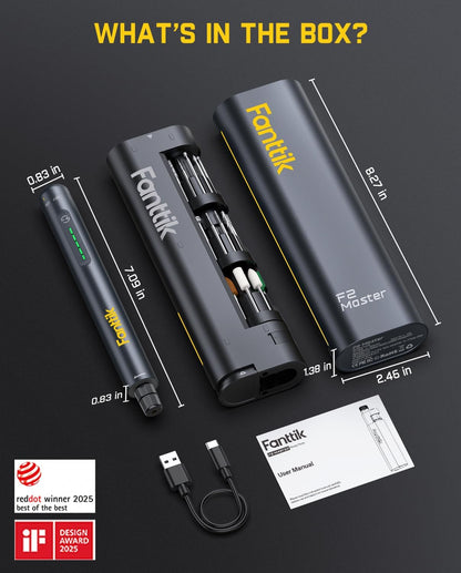 Fanttik F2 Master Mini Cordless Rotary Tool Kit