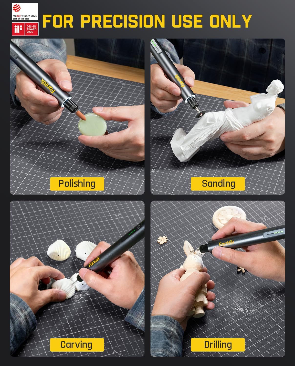 Fanttik F2 Master Mini Cordless Rotary Tool Kit