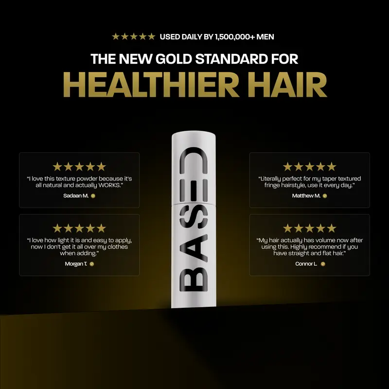 BASED Hair Texture Powder | Instant Volume & Texture | Lightweight, Matte Finish | Simple
